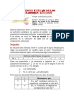 Como Resolver Tablas de Valores de La Verdad (Lógica)