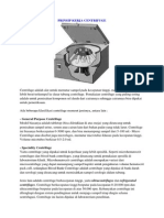 Prinsip Kerja Centrifuge