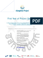 eSangathan-First Year of Project Operations