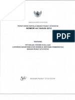 PERKA NO.44 TAHUN 2012 TENTANG PETUNJUK TEKNIS EVALUASI LAKIP DI LINGKUNGAN BADAN PUSAT STATISTIK.pdf