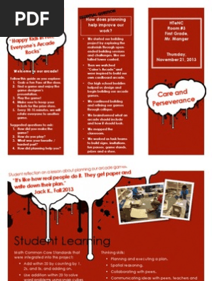 arcade brochure
