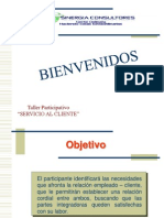 Taller de Servicio Al Cliente.