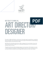 Nest Realty Art Director Position