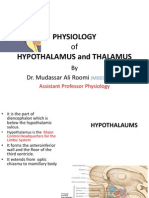 Lecture On The Physiology of Hypothalamus and Thalamus by Dr. Roomi