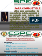 Aditivos de Combustibles y Lubricante