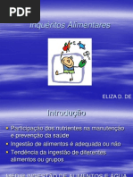 INQUERITOS ALIMENTARES
