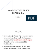 Introduccion Al SQL Procedural