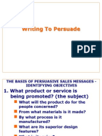 Writing To Persuade