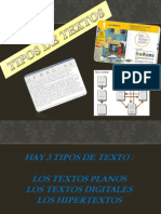 Tipos de Textos