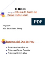 Arquitectura de Bases de Datos Multiusuario