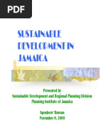 Sustainable Development in Jamaica