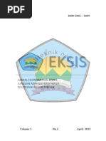 Download Jurnal Eksis Ed2 by Farid Rachmad SN188830293 doc pdf