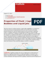 Properties of Fluid _ Capillarity_ Bubbles and Liquid Jets _ Prof Rao's Notes