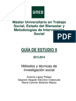 Guia II Asignatura Investigacion Master Trabajo Social 2013 2014