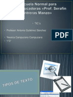 Tipos de Texto