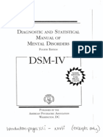 DSM IV Introduction