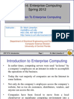 CNT 4714: Enterprise Computing Spring 2012