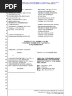 13-12-02 Apple's Proposal for Sanctions Against Samsung and Quinn Emanuel