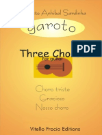 Three Choros For Classical Guitar - Garoto