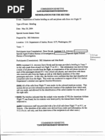 T7 B12 Flight 93 Calls - General FDR - 5-20-04 DOJ Briefing On Cell and Phone Calls From AA 77 408