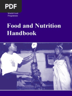 Download Food and Nutrition Handbook WFP by Alice Dorobantu SN188862002 doc pdf