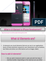 What is UI Element in iPhone Developmetn