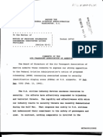 T7 B16 ATA Rule Comments FDR - Entire Contents - ATA Comments at May 92 FAA Hearing (1st PG For Ref)