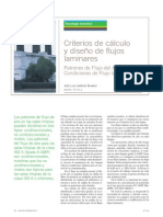 Criterios de Cálculo y Diseño de Flujos Laminares PDF