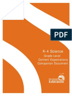 K-4 Science GLCE Companion Document v.1.09!2!264479 7
