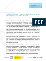 Jóvenes, Internet y Política. ¿Otra Forma de Hacer Política?, o Más Bien, ¿Otra Política? de Joan Subirats