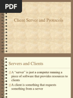 Client Server and Protocols