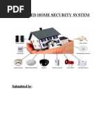 Gsm Based Home Security System