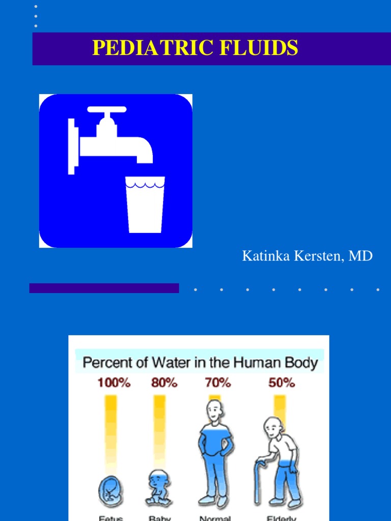 Pediatric Fluids Katinka Kersten, MD PDF Dehydration Sodium