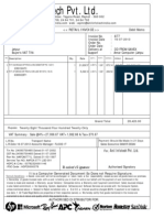Anil Infotech Invoice for HP Desktops and Monitor