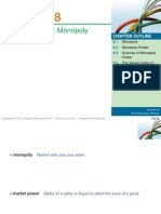 Market Power: Monopoly: Chapter Outline