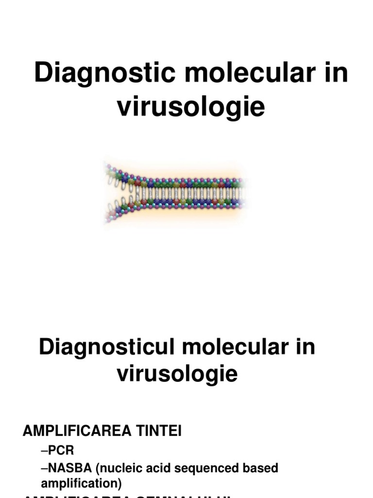 Molecular Diagnostics in Virology | PDF | Amplicon | Polymerase Chain ...