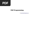 PHP Notes