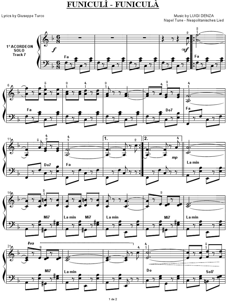 Funiculi - Funicula | PDF