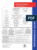 Recurring Formulas: For Application Engineers