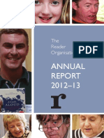 The Reader Organisation's Annual Report 2012/13