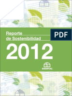 Sodimac Reporte Sostenibilidad 2012