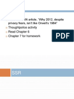 1984 - Chapter 6 and Thoughtpolice Activity