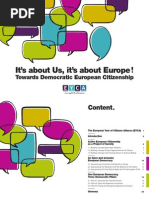 Download Its about Us Its about Europe Towards Democratic European Citizenship by European Year of Citizens Alliance SN188924389 doc pdf