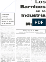 Los Barnices en La Industria Del Mueble