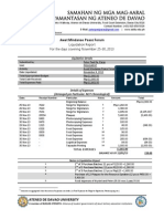 Peace Forum Liquidation Report 11,900.00