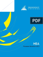 MBA Placement Brochurepresidency