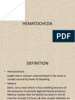HEMATOCHEZIA