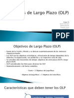 MBAG 63 - Grupo 10 - Objetivos de Largo Plazo (OLP)