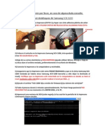 Instrucciones Reset Samsung SCX 3200 NUEVO Serial