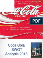 SWOT Analysis Coca Cola